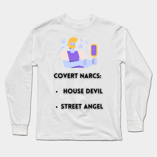 Covert Narc are Devil and Angel Long Sleeve T-Shirt by twinkle.shop